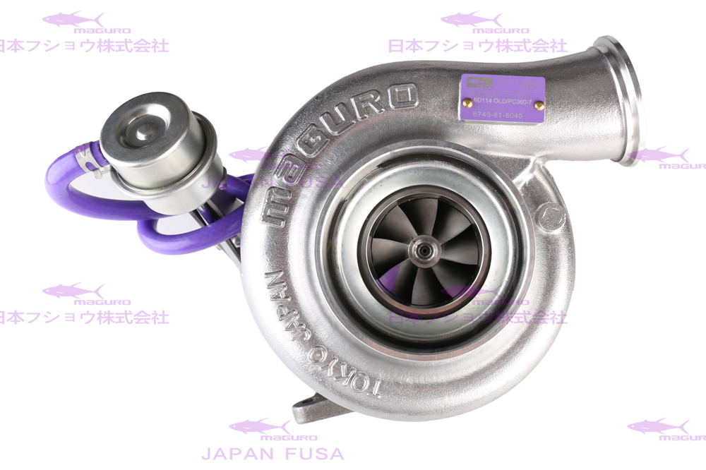 Turbocharger for KOMATSU SA6D114 6743-81-8040